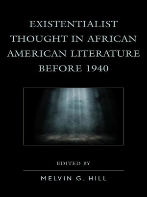 cover image of Existentialist Thought in African American Literature before 1940